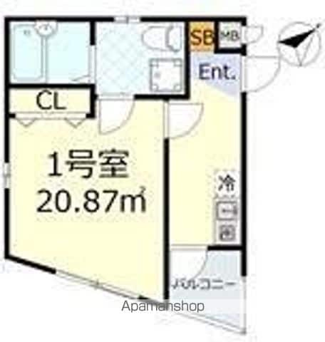 クオリア横浜大口の間取り