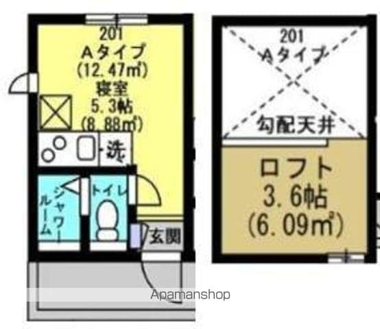 アンブランシュ大口Ａの間取り