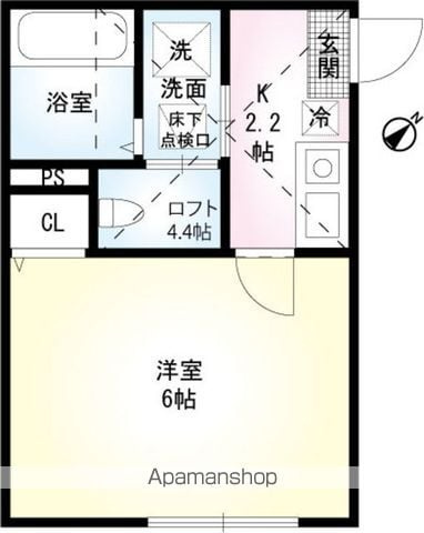 フェリシダ子安の間取り