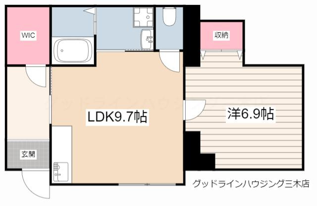 広野6丁目アパートの間取り