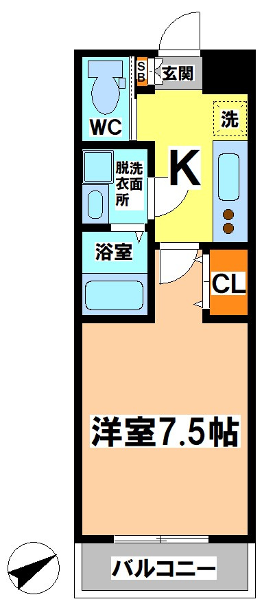 プレールドゥーク吉祥寺の間取り