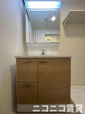 【独立洗面台】 | ハーモニーテラス東小岩Ⅴ | 別号室イメージの為、現状を優先致します。