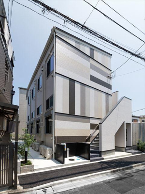 【外観】 | ＣＲＥＡＴＩＯＮ | デザイナーズ　敷地内ゴミ置き場