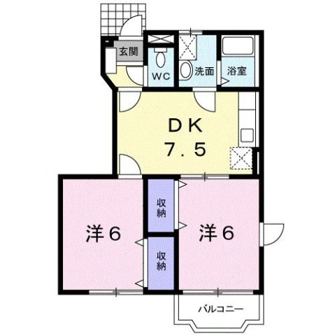 【間取り】 | アーバンキャッスルＢ