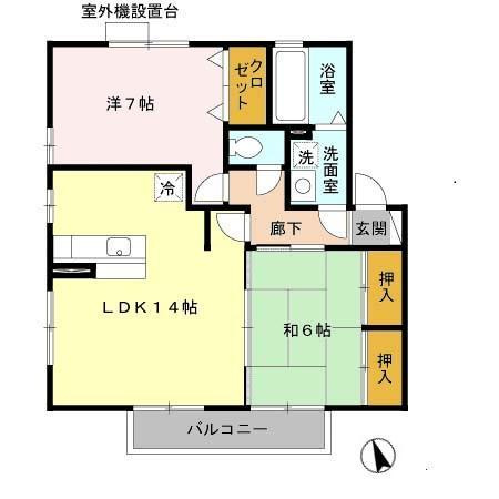 ローテローゼ自由が丘の間取り