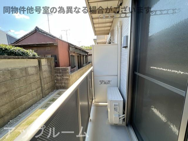 クレール　新守山のバルコニー