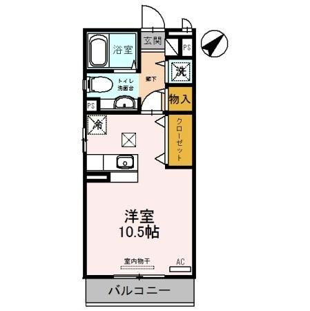 パークハイム参番館　Ａ棟の間取り