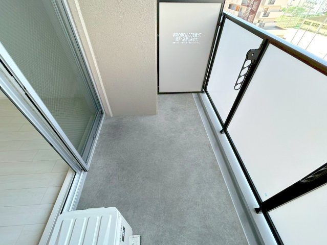 スワンズシティ新大阪プライムのバルコニー