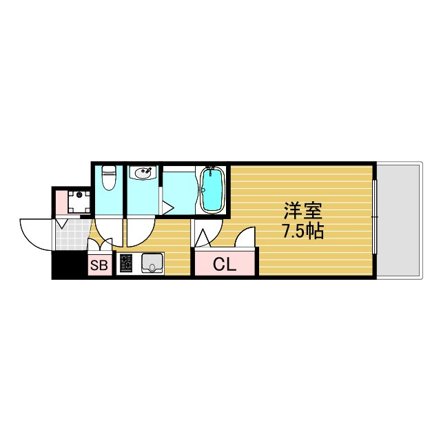 スワンズシティ新大阪プライムの間取り