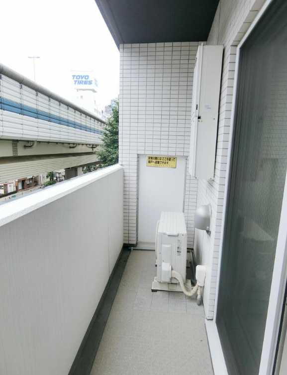 ステージファースト駒沢　駅近　分譲賃貸　ネット無料のバルコニー