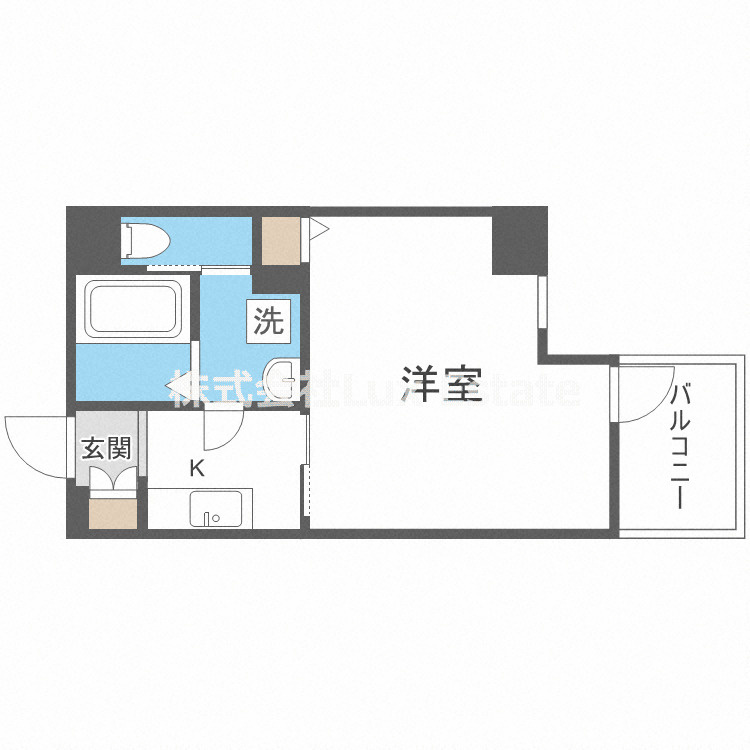 プレサンス谷町キャトルの間取り