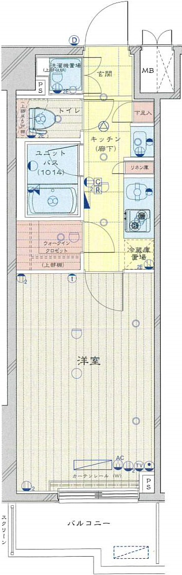 ルーブル板橋区役所前の間取り