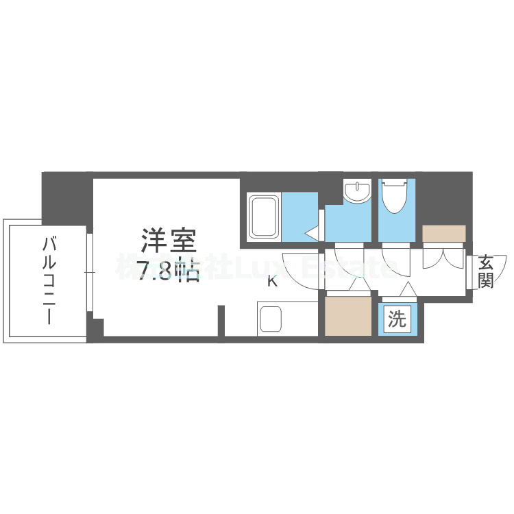 BLAU本町東の間取り