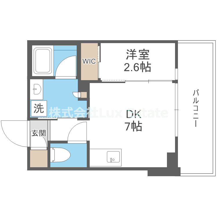 ルフォンプログレ堺筋本町タワーレジデンスの間取り