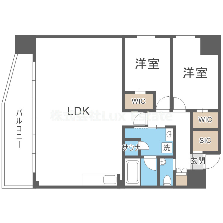 プレジオ北浜の間取り