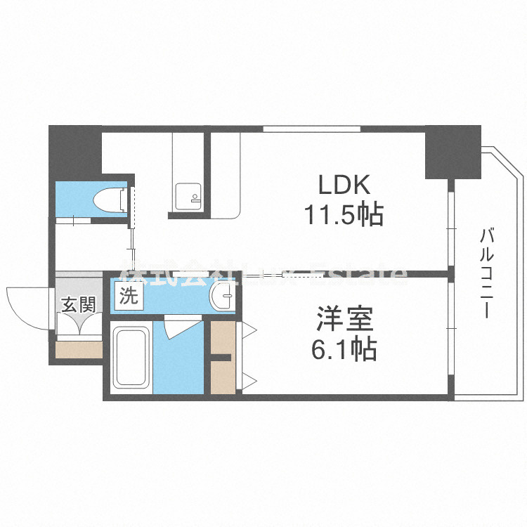 スプランディッド安土町の間取り