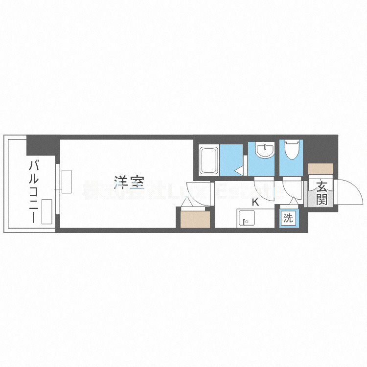 プレサンス松屋町駅前デュオの間取り