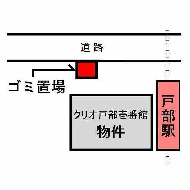 クリオ戸部壱番館の区画図