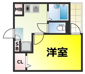 【間取り】 | パステージ大正 仲介手数料無料