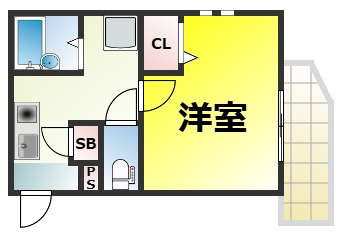 【間取り】 | パステージ大正 仲介手数料無料