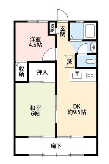 【間取り】 | ハイツコシムラ