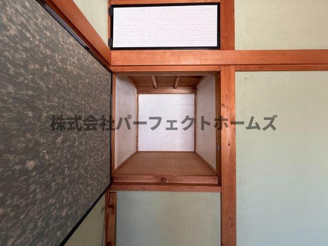 本町戸建　賃貸の収納|収納のためのスペースです