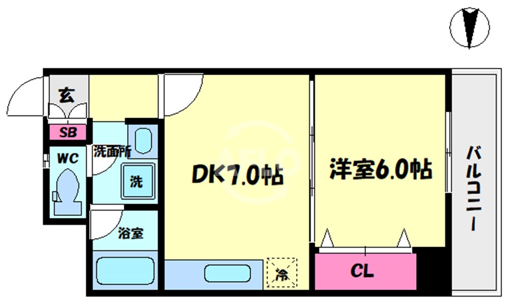 サウスパラジェの間取り|サウスパラジェ　間取り