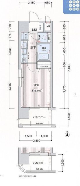 プレサンス梅田インテルノの間取り|プレサンス梅田インテルノ　間取り
