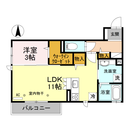 オッツ高田の間取り