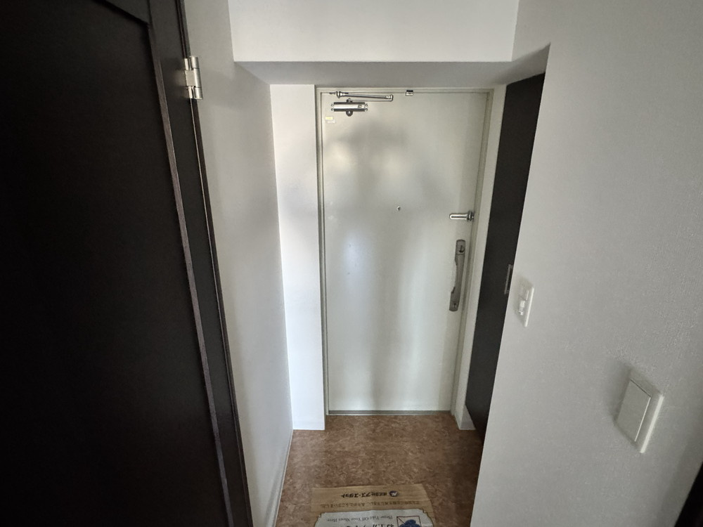 Luxe田辺の玄関