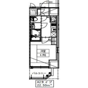 神戸市中央区琴ノ緒町４丁目の賃貸マンションの間取り