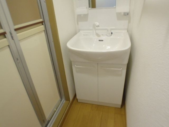 神戸市東灘区深江南町２丁目の賃貸マンションの洗面所