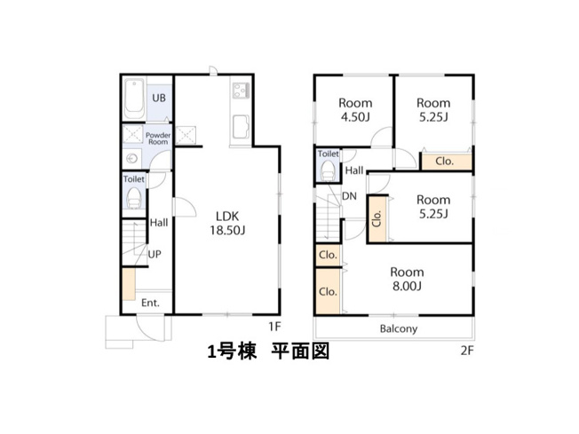 【間取り】 | 立野台新築戸建 | 4つの居室とゆとりあるLDKを備えた4LDKの新築戸建。子育て世帯にうれしい、個室と団らんの場がそろう間取りです。木のぬくもりに包まれたリビングが、家族の会話と笑顔を育みます。ぜひ現地でご覧ください。