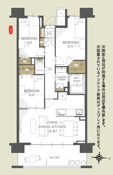 【間取り】 | レーベン東鷲宮テラス | 現況と異なる場合は現況優先とさせていただきます