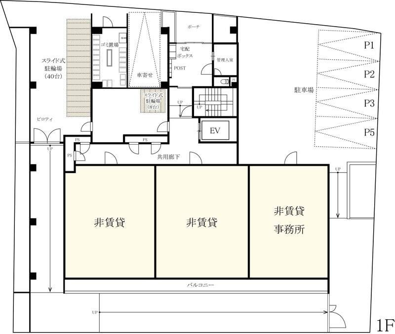 リブリ・GLANZの区画図