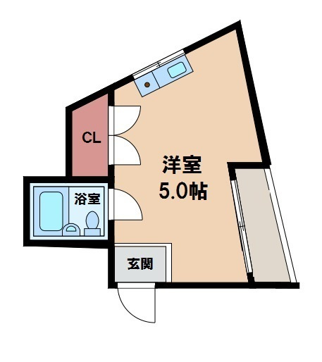 【間取り】 | エレガンスコーポ南田辺