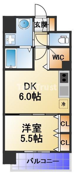 【間取り】 | プレサンス梅田東アルファ