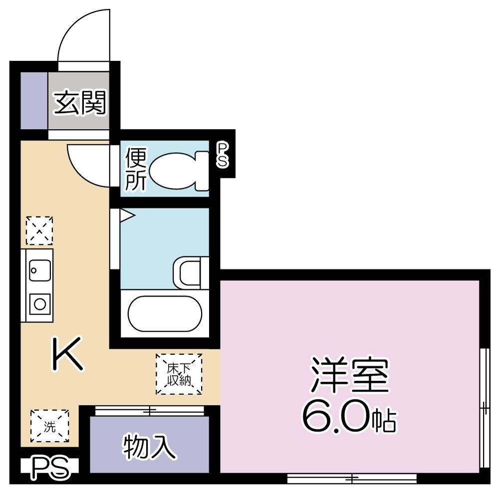 キートスの間取り|間取りです。