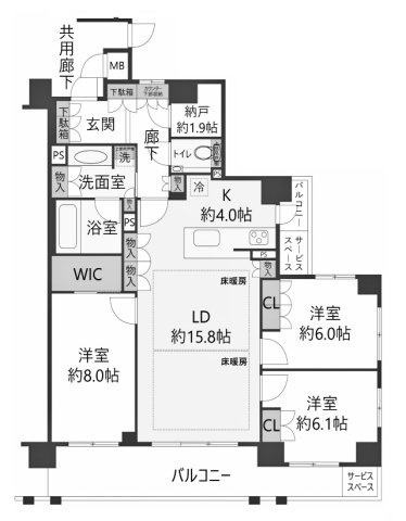【間取り】 | ジオ京都嵐山