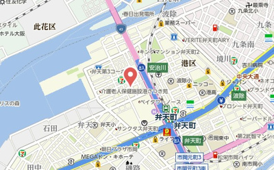 【地図】 | フォーリアライズ弁天町クロス