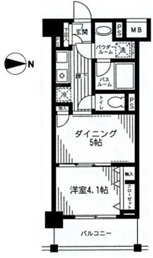 日神デュオステージ本牧の間取り