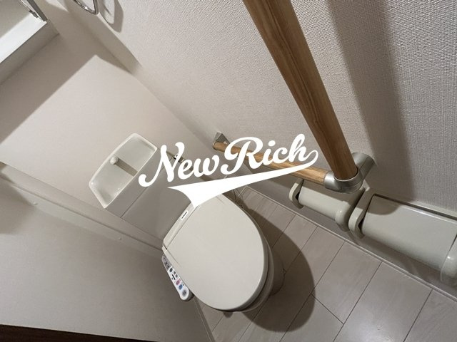 高崎市大八木町のアパートのトイレ