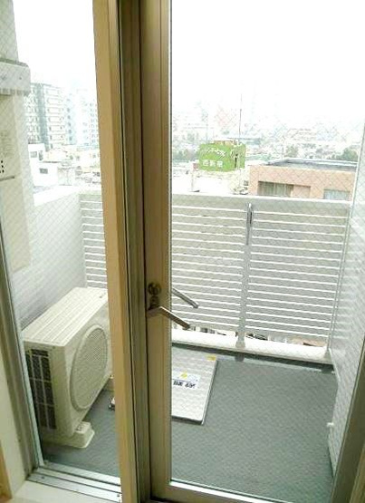 南東向きバルコニー
