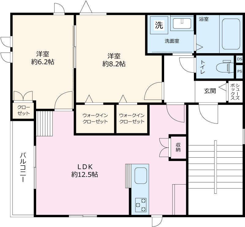 Chez ASAKA文京の間取り