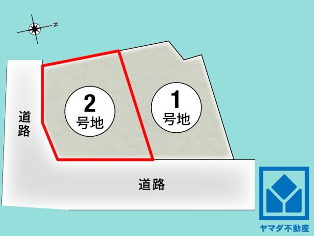伊丹市松ケ丘４丁目の区画図