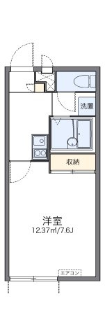 レオパレスけやき通りハイツの間取り