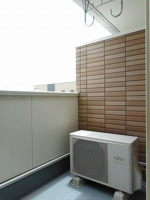 ウェストリバー　弐番館のバルコニー