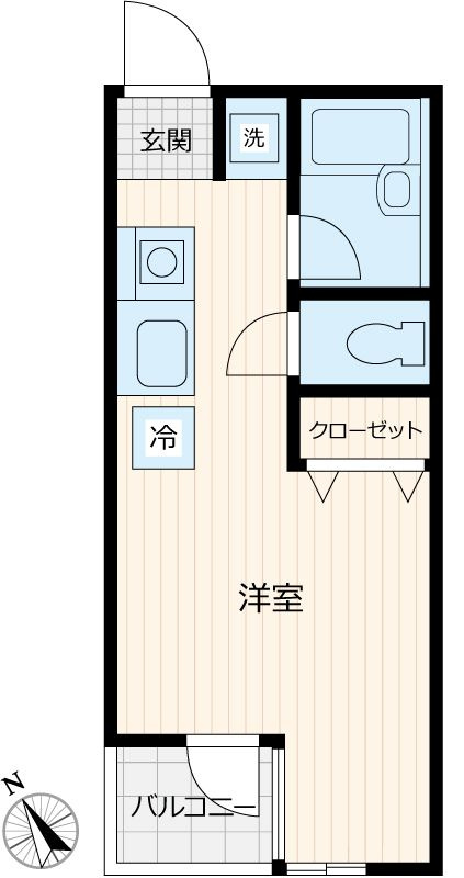 本牧L2ビルの間取り