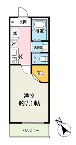 キャメル越谷3の間取り