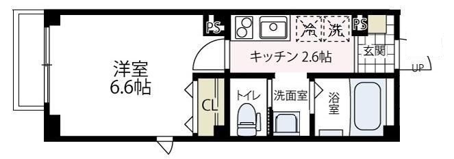 ラフィネ横浜の間取り|間取りです。